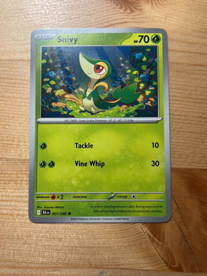 Κάρτα Snivy Black Bolt μεταχειρισμένη