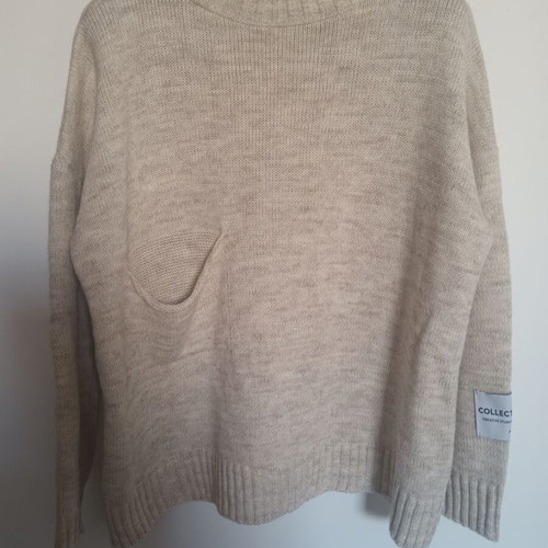 Collectiva Noir sweater new, one size, beige