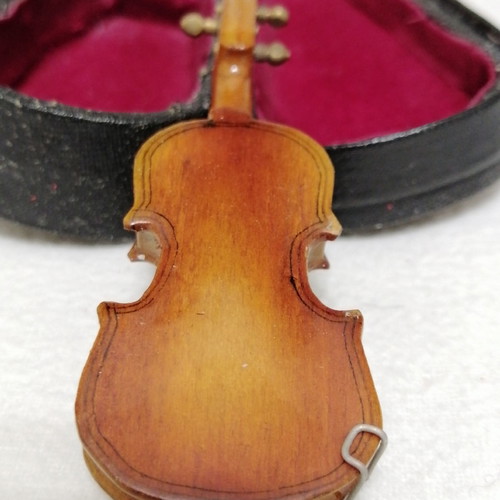 Violin Miniature with Vintage Case, like new