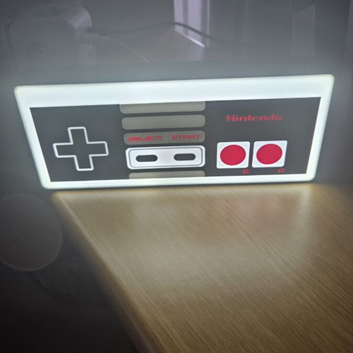 NES Controller Light Box new, retro gaming lamp