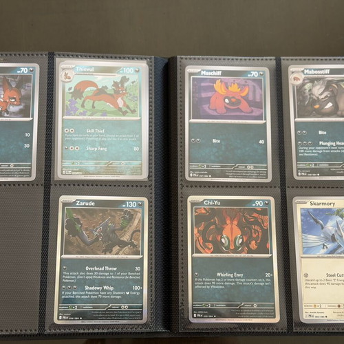 Pitch Black Pokemon card set, nearly complete, 105 base cards plus rares
