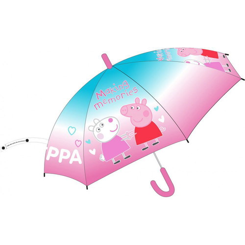 Peppa Pig children's semi-automatic umbrella new, multicolor