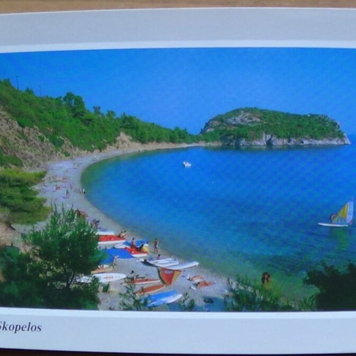 Καρτ ποστάλ Σκόπελος της δεκαετίας του 90 καινούργιες, σετ 7 τεμαχίων