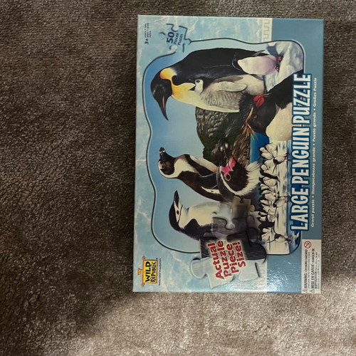Animal puzzles used, pack of 2 (Big cats and penguins)