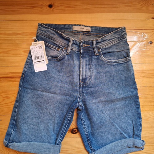 Mango denim shorts with tags, blue, size S
