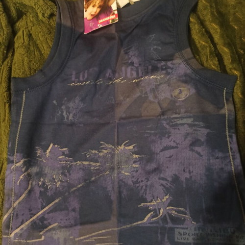 Orchestra sleeveless T-shirt for kids size 98 cm new
