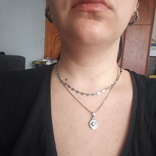 Oozoo necklace with hearts new