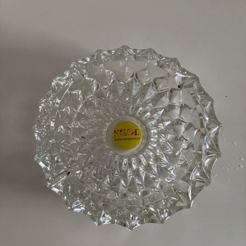 Skol glass promotional ashtray used