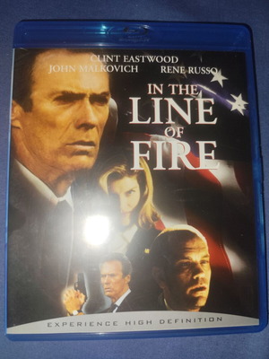In the Line of Fire Blu-Ray like new with Greek subtitles