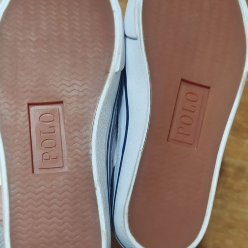 Ralph Lauren kids leather loafers new, white