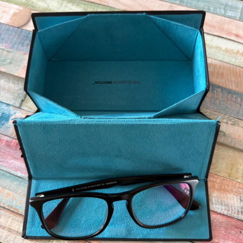 Brixton Glasgow medium-distance eyeglasses used, black