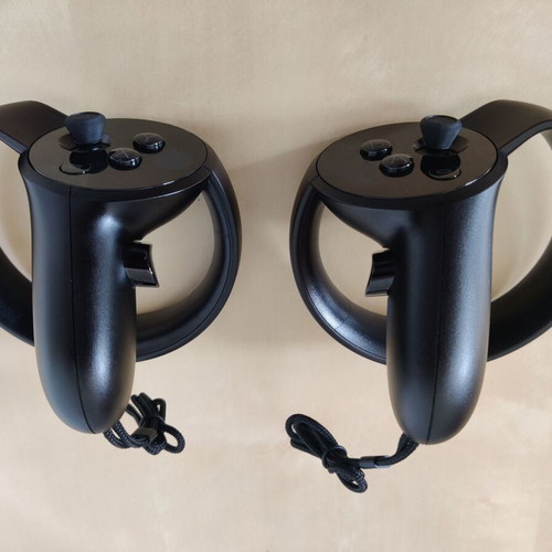 Oculus Rift CV1 headset like new with 2 touch controllers and 2 sensors