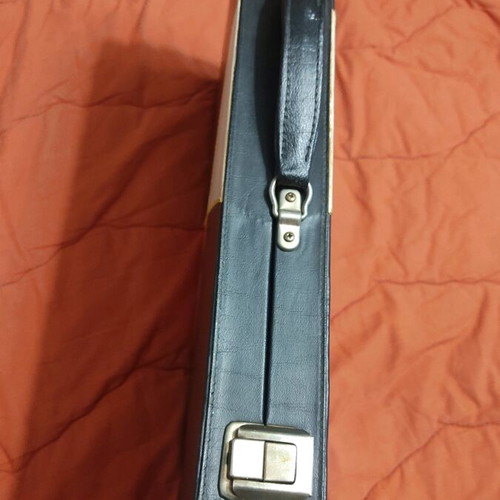 Leather Backgammon Large Sewn Case Like New