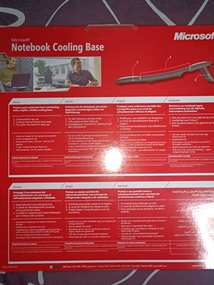 Microsoft laptop cooling base like new