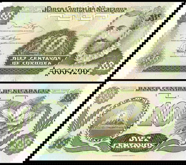 ΝΙΚΑΡΑΓΟΥΑ - 10 Centavos de Cordoba 1991 - UNC