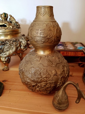 Bronze Health Water Gourd Like New