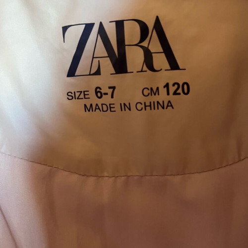 Zara spring jacket for girl 6-7 years like new, beige