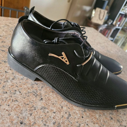 Men's dress shoes scarponia new, black, size 43, formal