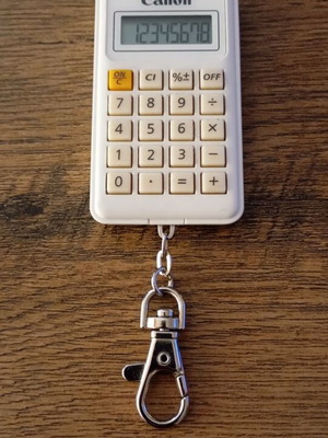 Canon KC-30 Pocket Keychain Calculator new, Euro 2012 collector's edition