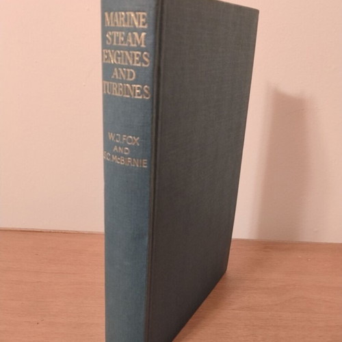 Marine Steam Engines and Turbines Technical Book like new, English