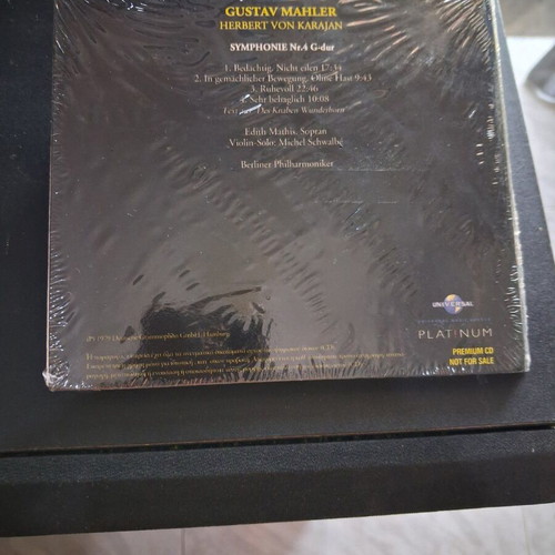 Symphonie Nr.4 G-dur CD new, Gustav Mahler, Herbert von Karajan, Berliner Philharmoniker