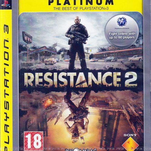 Resistance 2 (Platinum) PS3 like new, in Blu-ray case