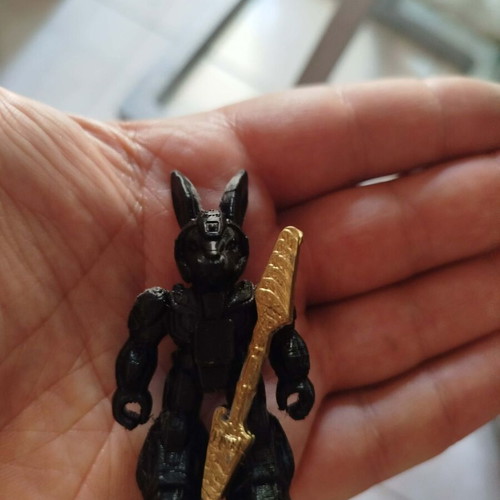 Beast Lagos figure with weapon, new, printed set