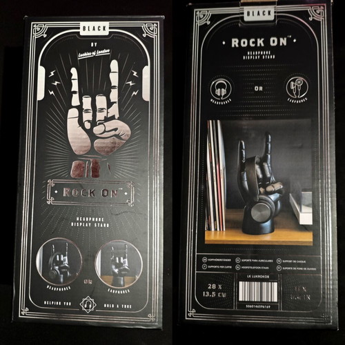 Rock On Headphone Stand Devils Horn like new