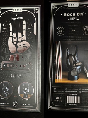 Rock On Headphone Stand Devils Horn like new