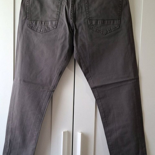 Zara men's fabric pants like new, graphite color, size L