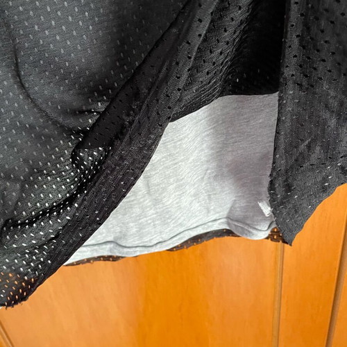Women's sleeveless top used, size S/M, cotton, black and gray