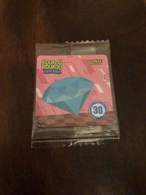 Koukouroukou Sonic Sticker Number 30 New