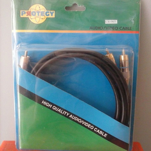2 x RCA male to 2 x RCA male High Quality 1.5 meter cable