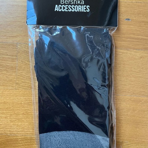 Bershka tights new with sock effect up to the knee black