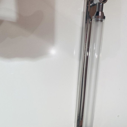 Bathroom wall light with T4 fluorescent lamp used