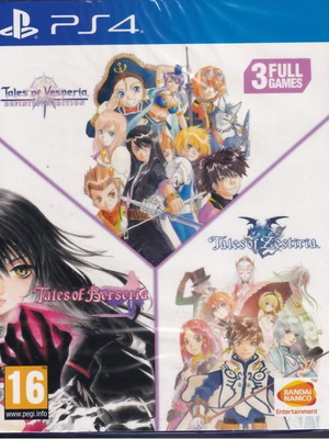 Tales of Vesperia, Tales of Berseria and Tales of Zestiria Compilation for PlayStation 4 new