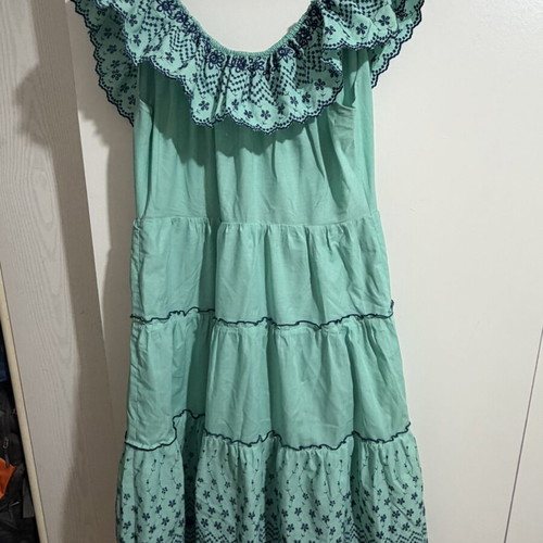 Dress, size XL 42 14, blue, zipper broken