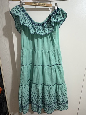 Dress, size XL 42 14, blue, zipper broken