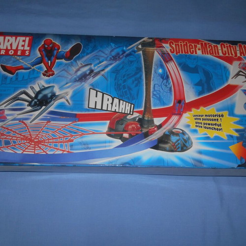 Majorette Spiderman City Attack car track used, complete set