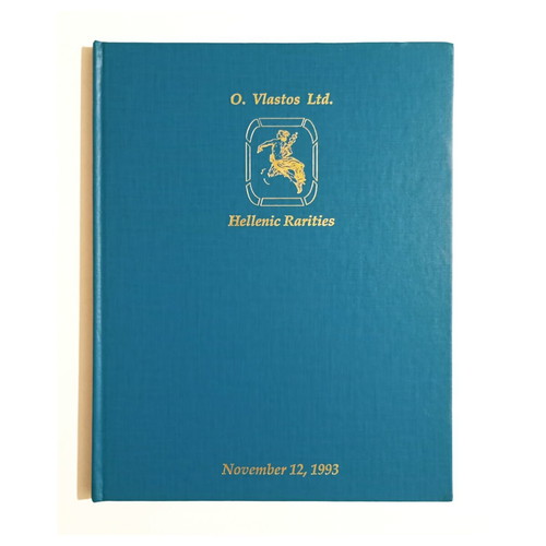 Hellenic Rarities 1993 book by Vlastos, Greek stamps auction