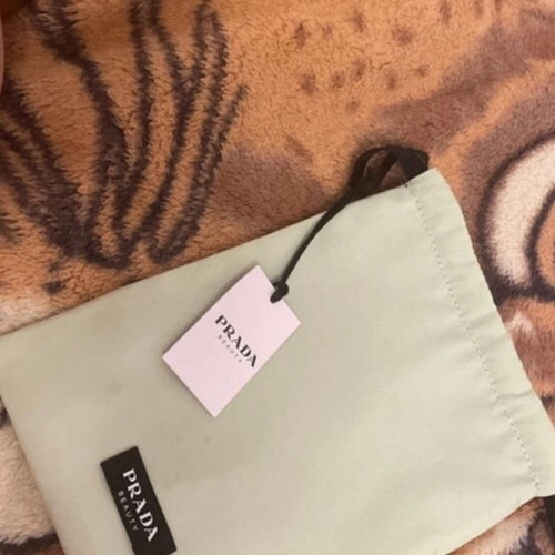 Prada toiletry bag new green turquoise