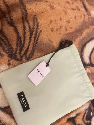 Prada toiletry bag new green turquoise