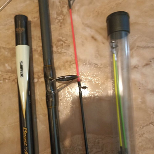 Fishing rod, light surf casting Shimano Beast Master Surf Quiver 425 DX-G