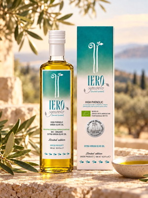 IERO Symvolo Limited Edition εξαιρετικό παρθένο ελαιόλαδο υψηλής περιεκτικότητας σε πολυφαινόλες 500 ml