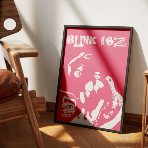 Blink 182 poster new, A3 size without frame