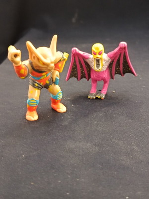 Две фигури Galoob Trash Bag 1991, Stink Buzzard и Wastor