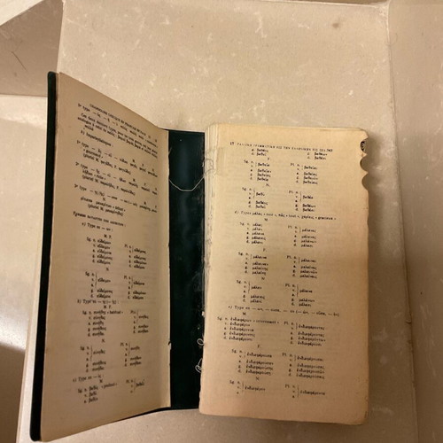 Divry’s vintage 60s Greek-French and French-Greek dictionary used
