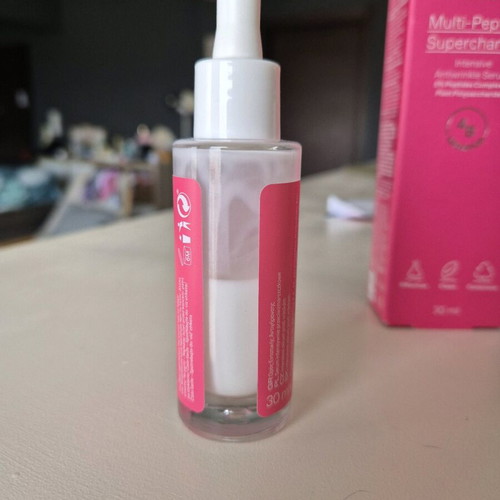 Clinéa Multi-Peptide Supercharger Serum used, antiwrinkle and glow