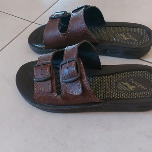 Bella men's slippers used, size 39, brown, narrow fit