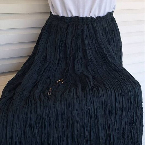Boho style skirt and romantic top set, new, green and yellow